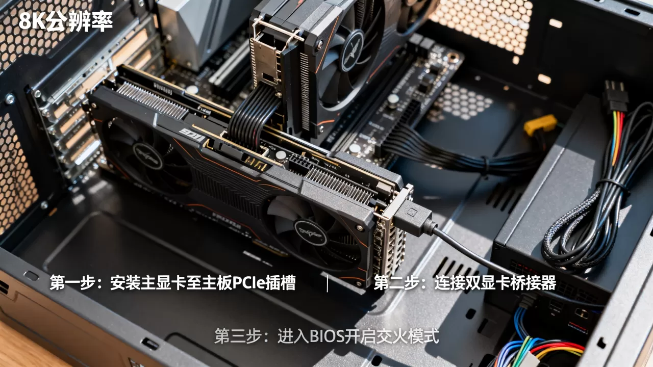 如何组装双显卡交火，显卡交火怎么设置