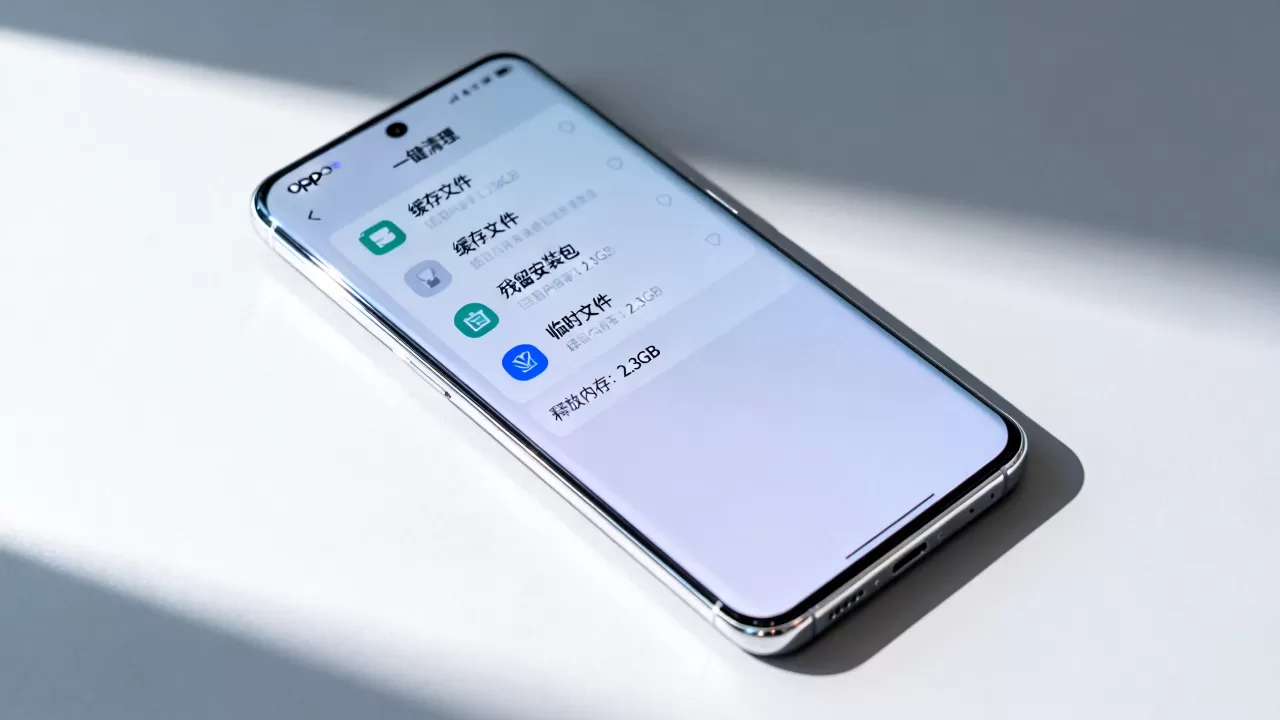 oppo一键清理清理什么用，清理垃圾文件能释放多少手机内存