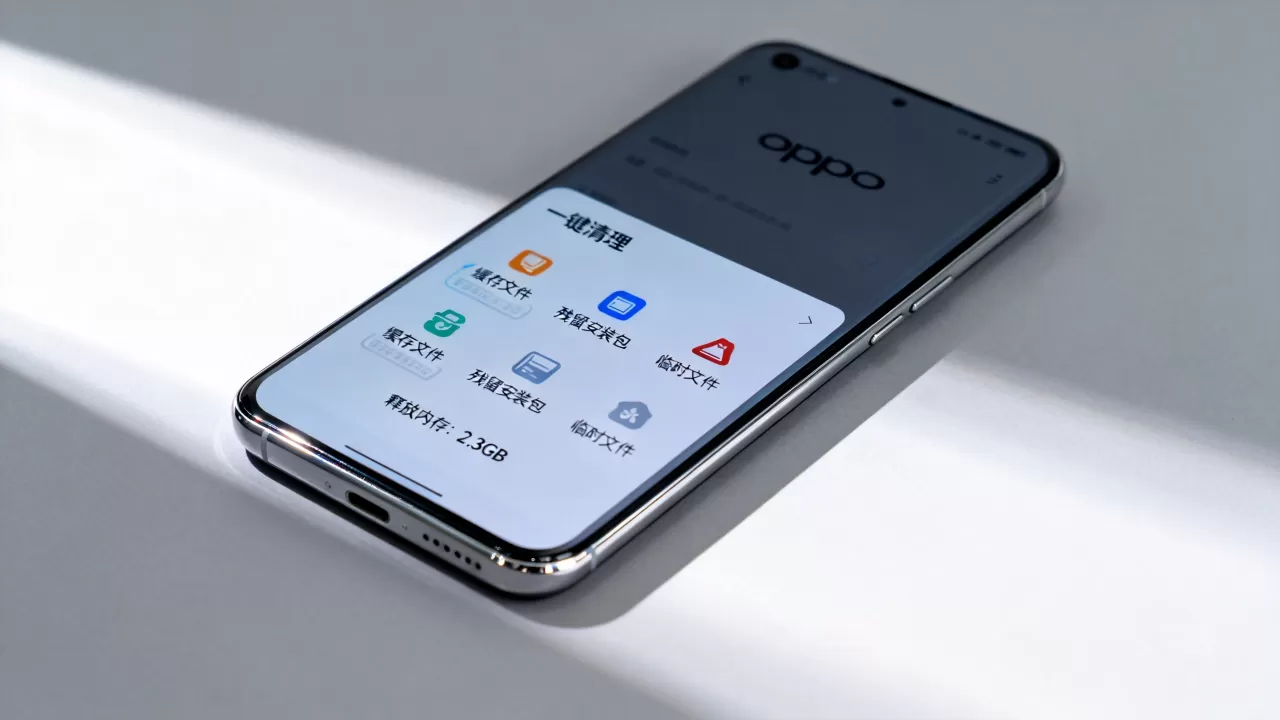 oppo一键清理清理什么用，清理垃圾文件能释放多少手机内存