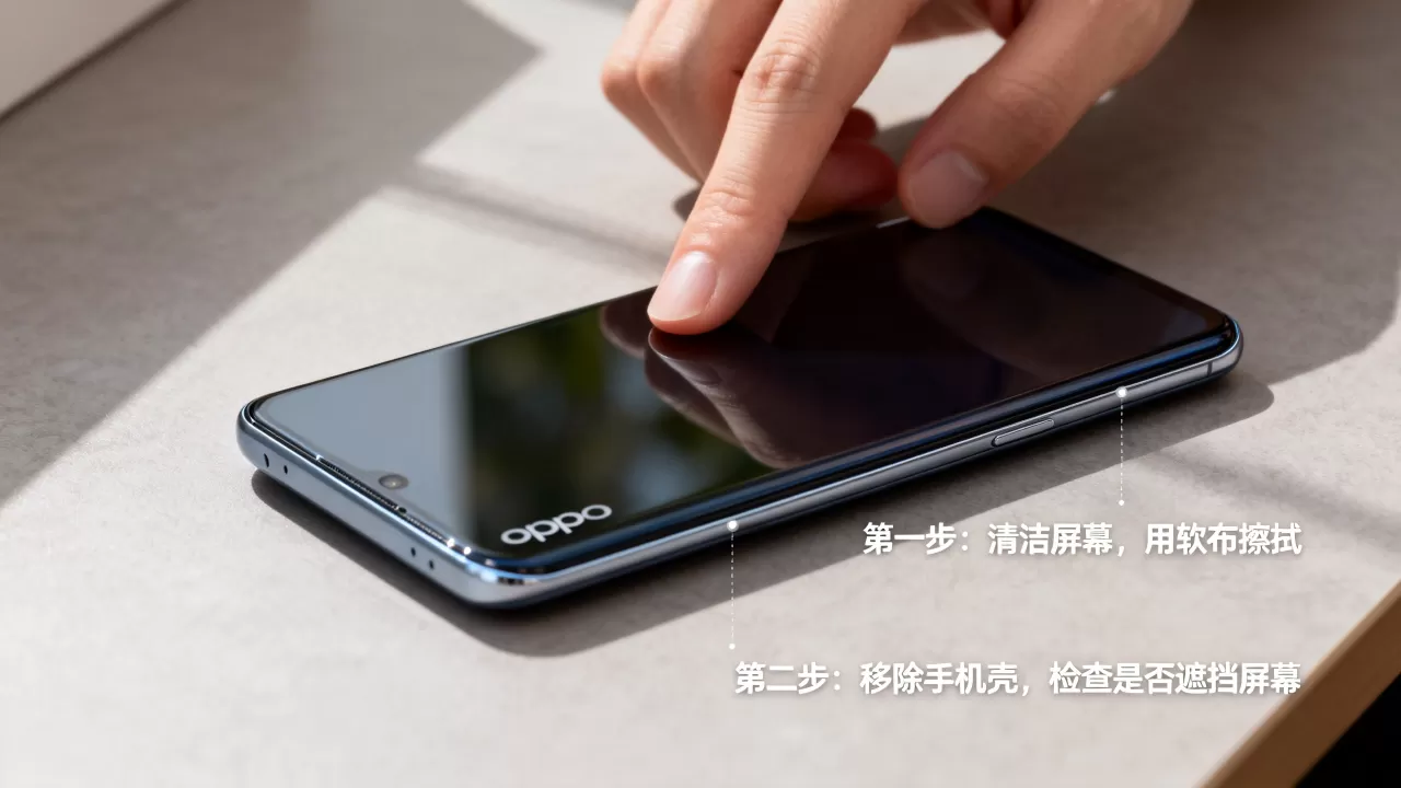 OPPO手机屏幕划不动怎么办，手机触控失灵解决方法
