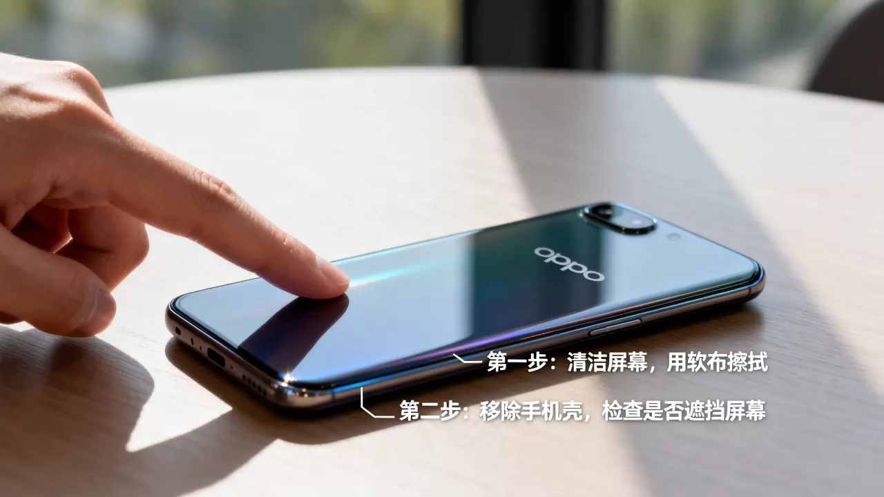 OPPO手机屏幕划不动怎么办，手机触控失灵解决方法