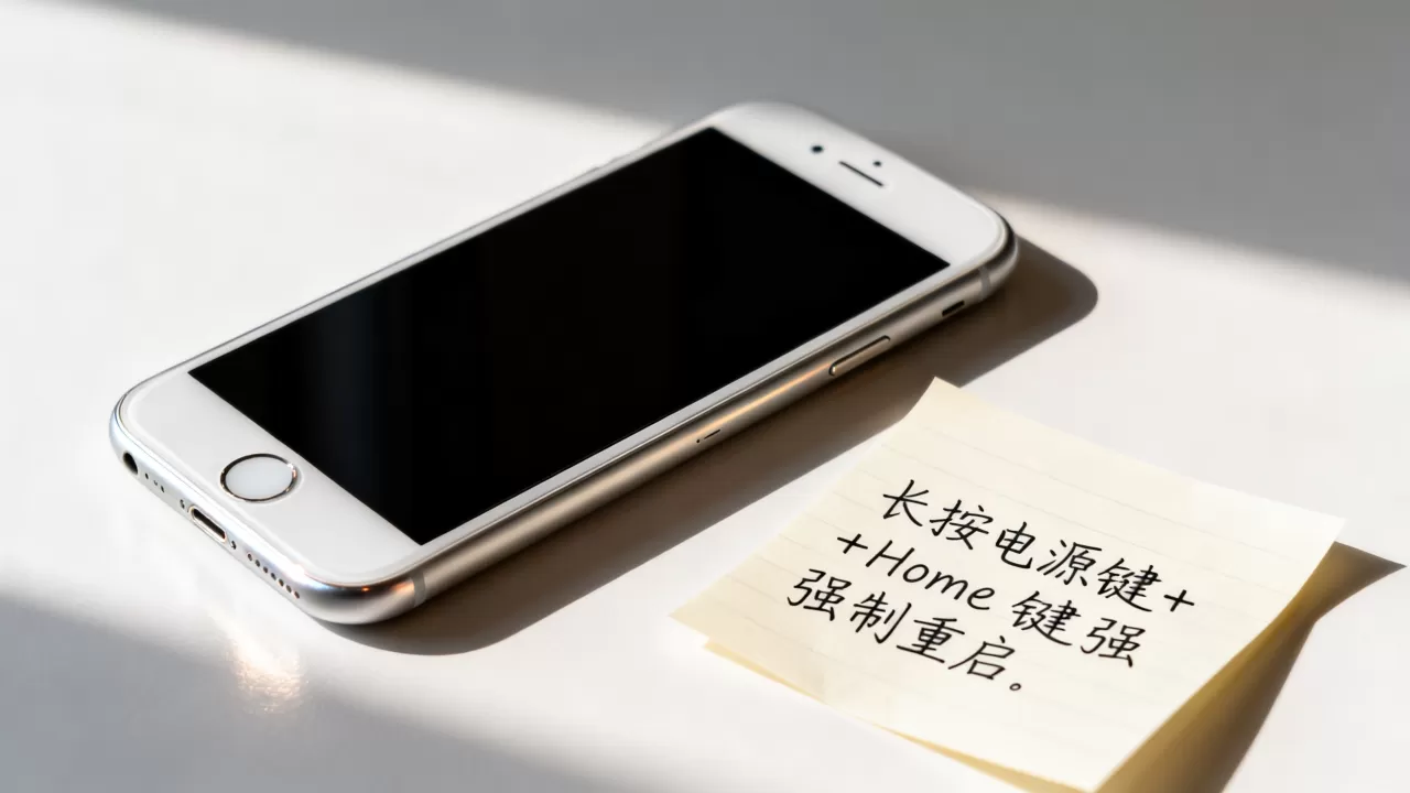 iphone6s怎么突然之间没反应了，iphone6s突然黑屏死机怎么办
