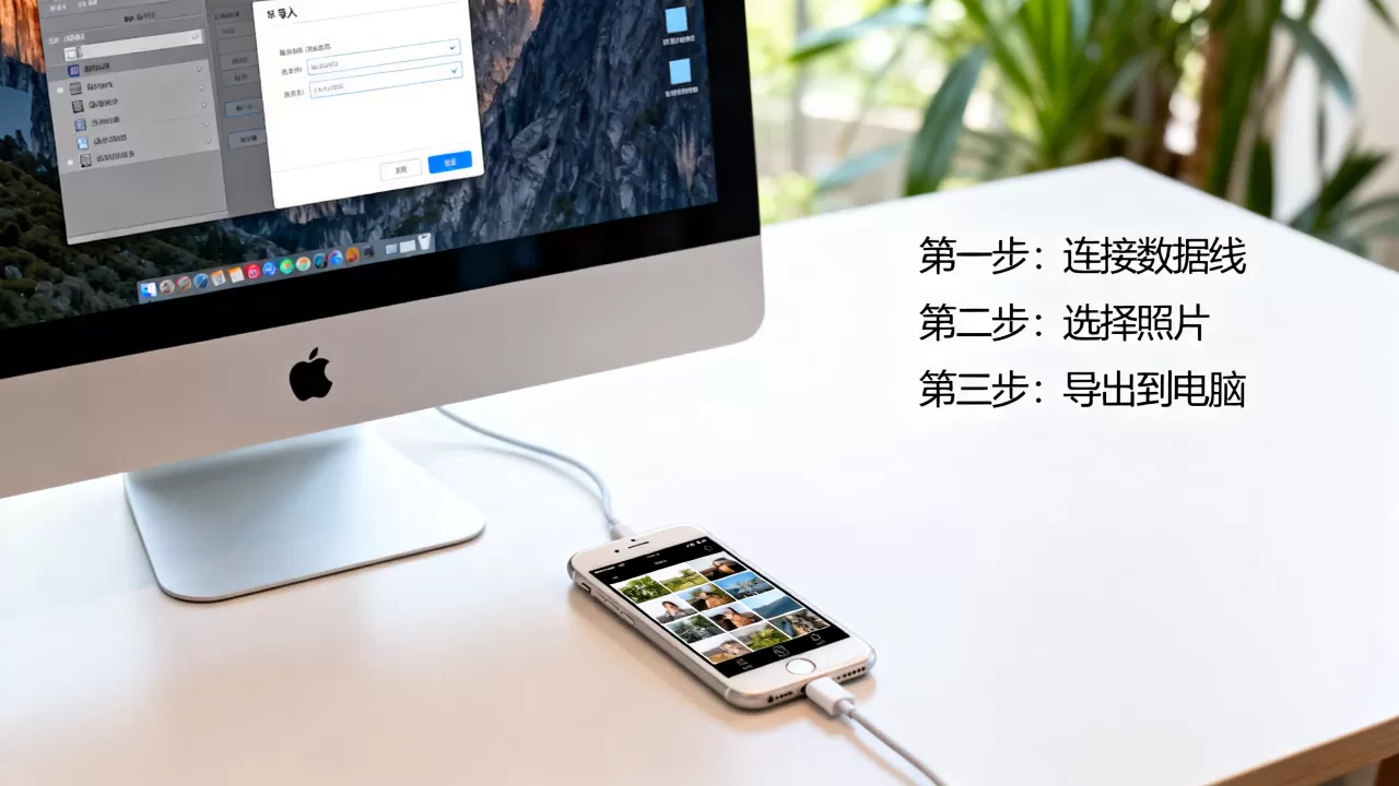 iphone6里的照片怎么导出，苹果手机照片导出电脑方法