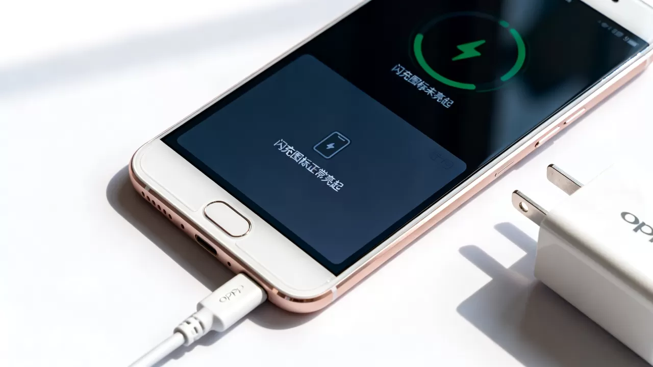 oppor9闪充显示什么，oppo r9闪充图标不亮