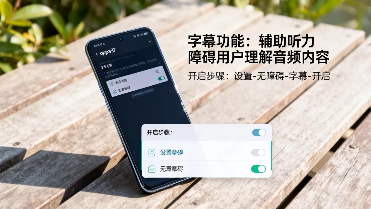 oppoa37字幕有什么用，oppoa37怎么开启字幕
