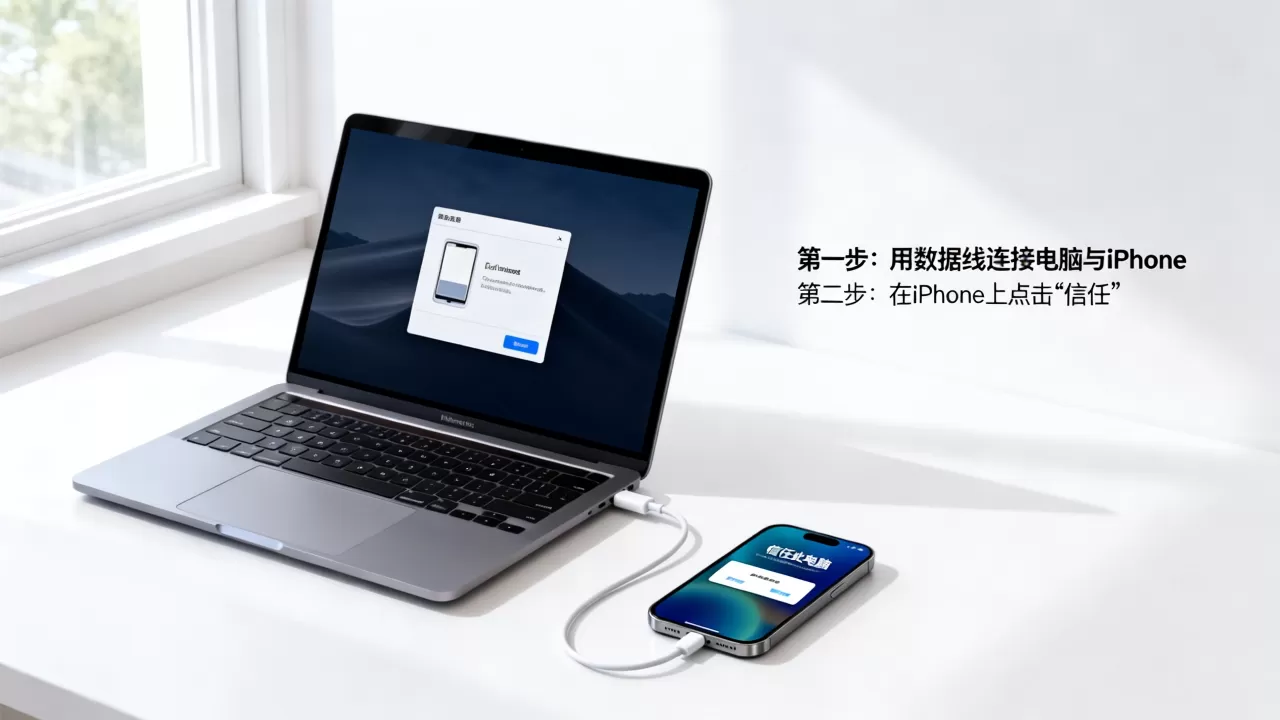 怎么把电脑上的照片弄到iphone上，iPhone传照片到电脑