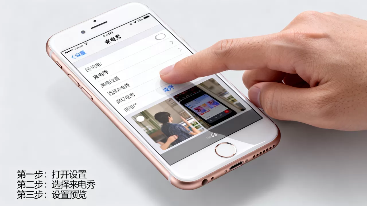 iphone6s不越狱怎么弄来电秀，iphone6s来电秀设置方法