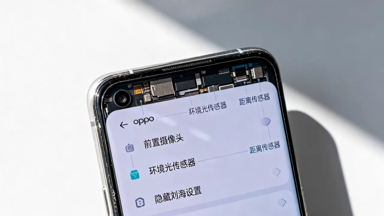 oppo刘海屏有什么功能，oppo刘海屏隐藏功能