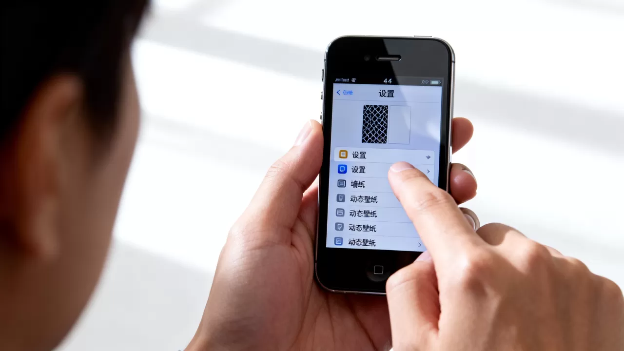 iphone4s动态壁纸怎么弄，iphone4s动态壁纸设置方法