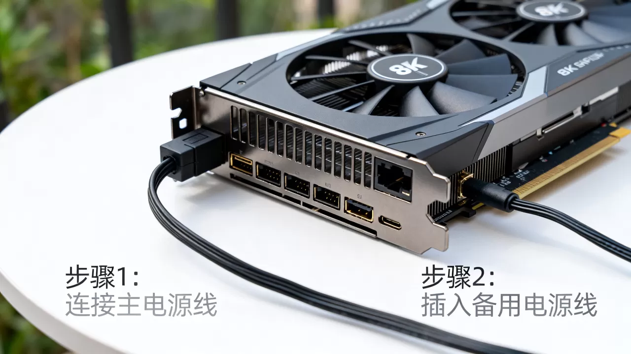 显卡供电接口不够怎么接？显卡额外电源插槽