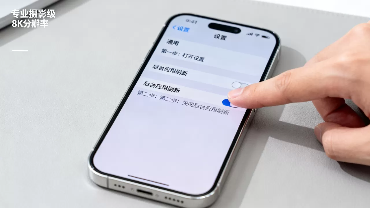 一开机iphone后台怎么关闭，iphone后台应用刷新怎么关闭