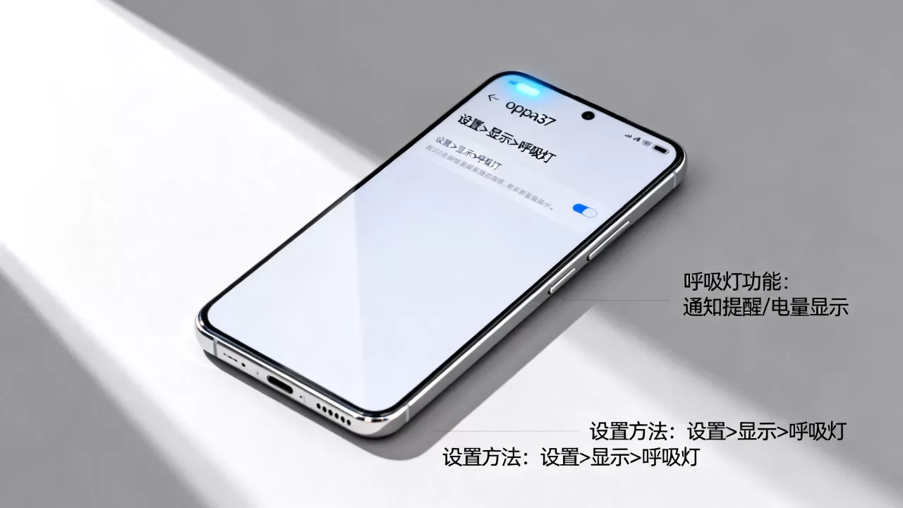 oppoa37呼吸灯有什么用，oppoa37呼吸灯设置方法
