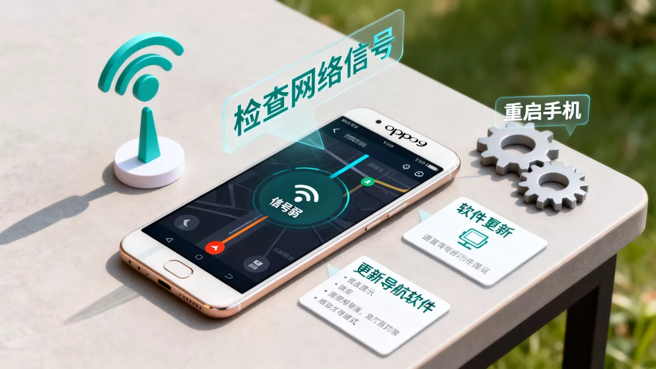 oppor9不能导航为什么，手机导航失灵怎么解决