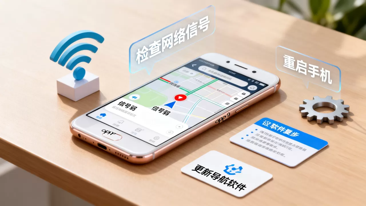 oppor9不能导航为什么，手机导航失灵怎么解决