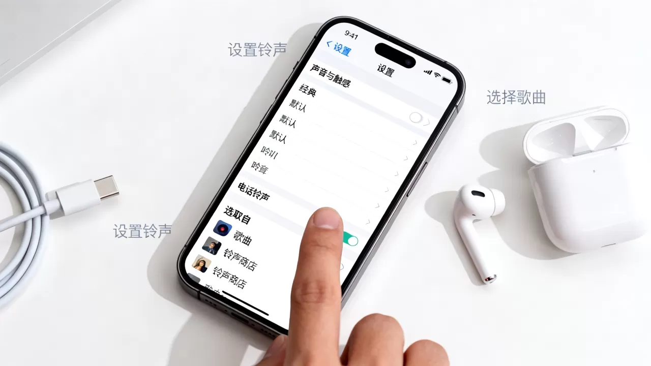 苹果iphone怎么搞铃声设置，苹果手机铃声设置方法