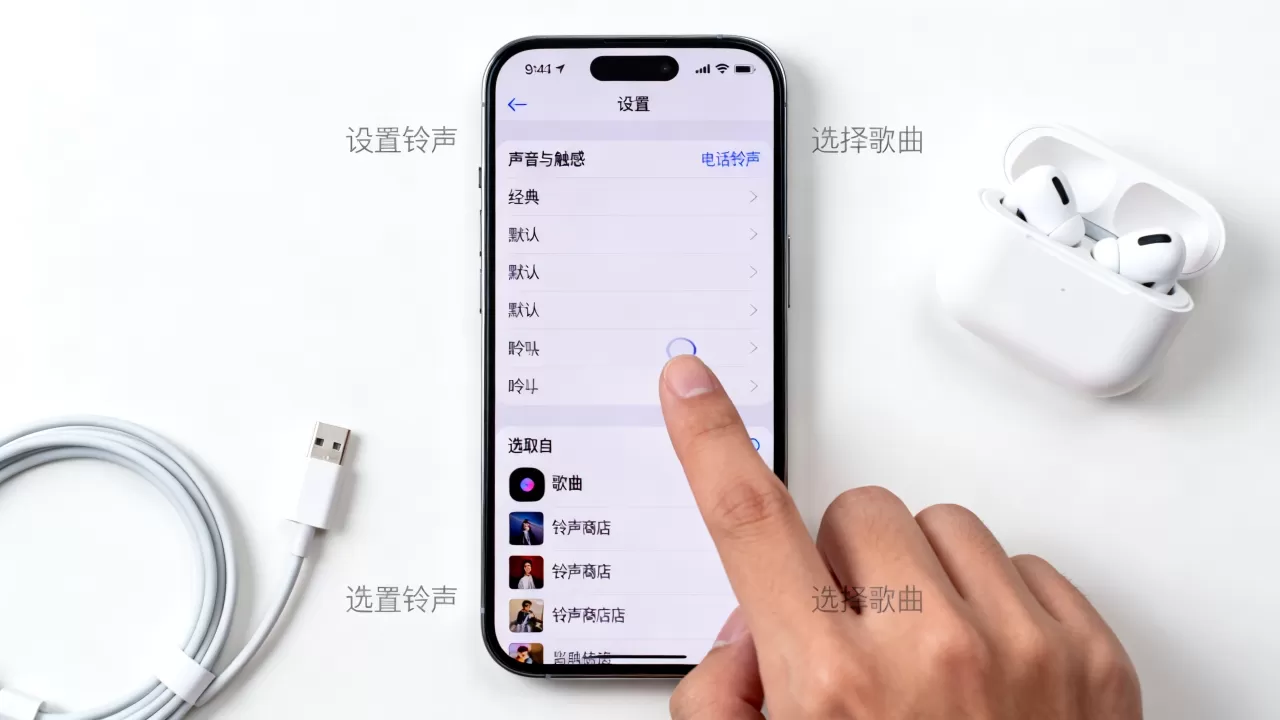 苹果iphone怎么搞铃声设置，苹果手机铃声设置方法