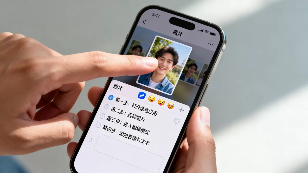 iphone怎么做表情包，苹果手机制作自定义表情包教程