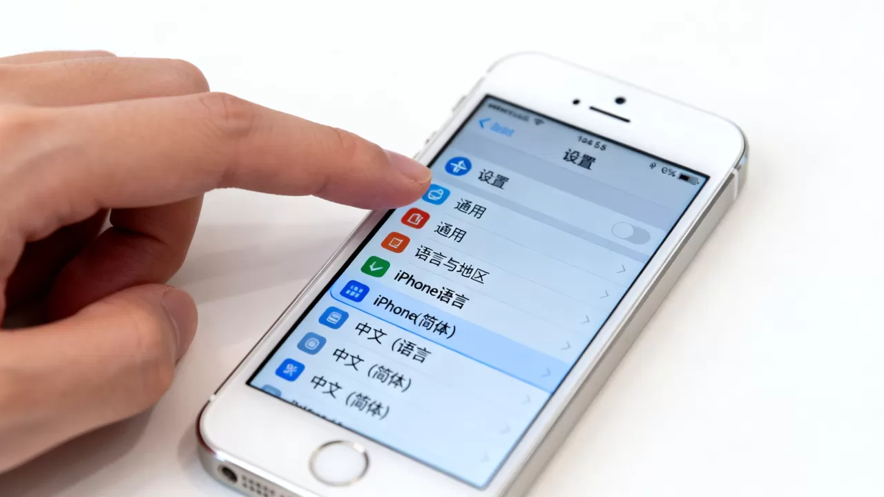 iphone5s怎么调中文版，iPhone5s系统语言设置