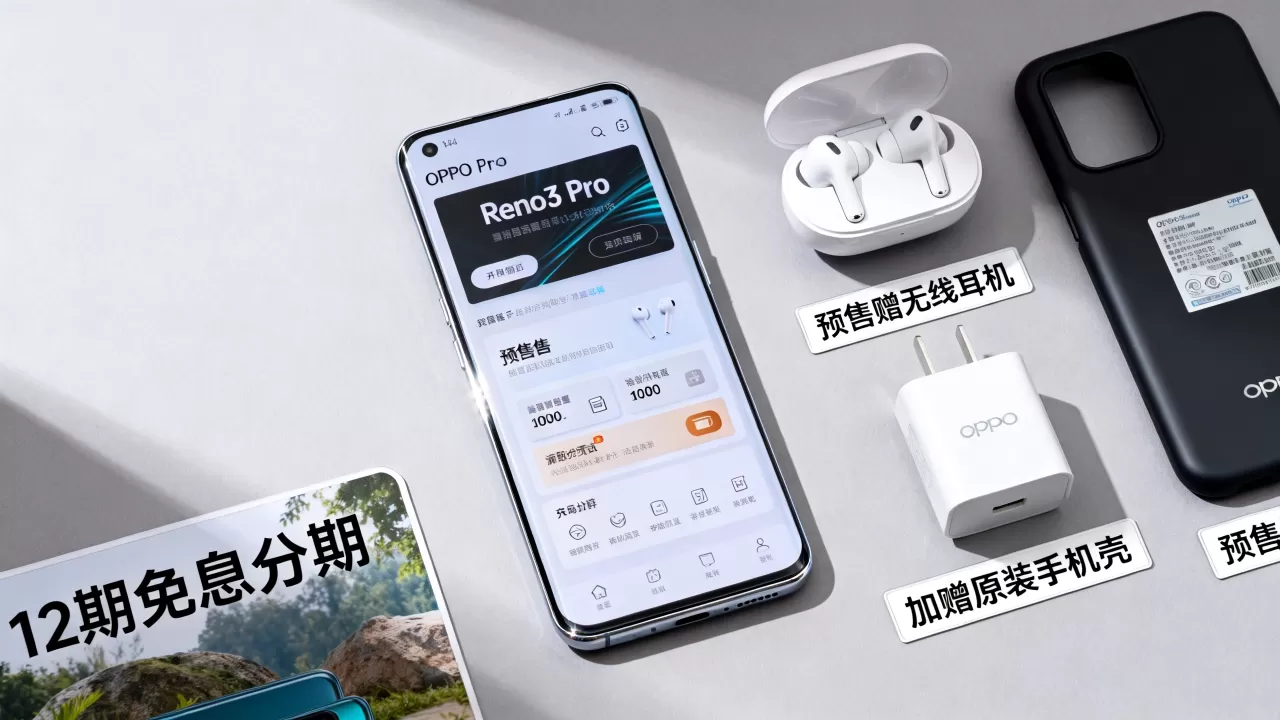 opporeno3pro预售有什么礼，OPPO Reno3 Pro预售赠品及优惠详情