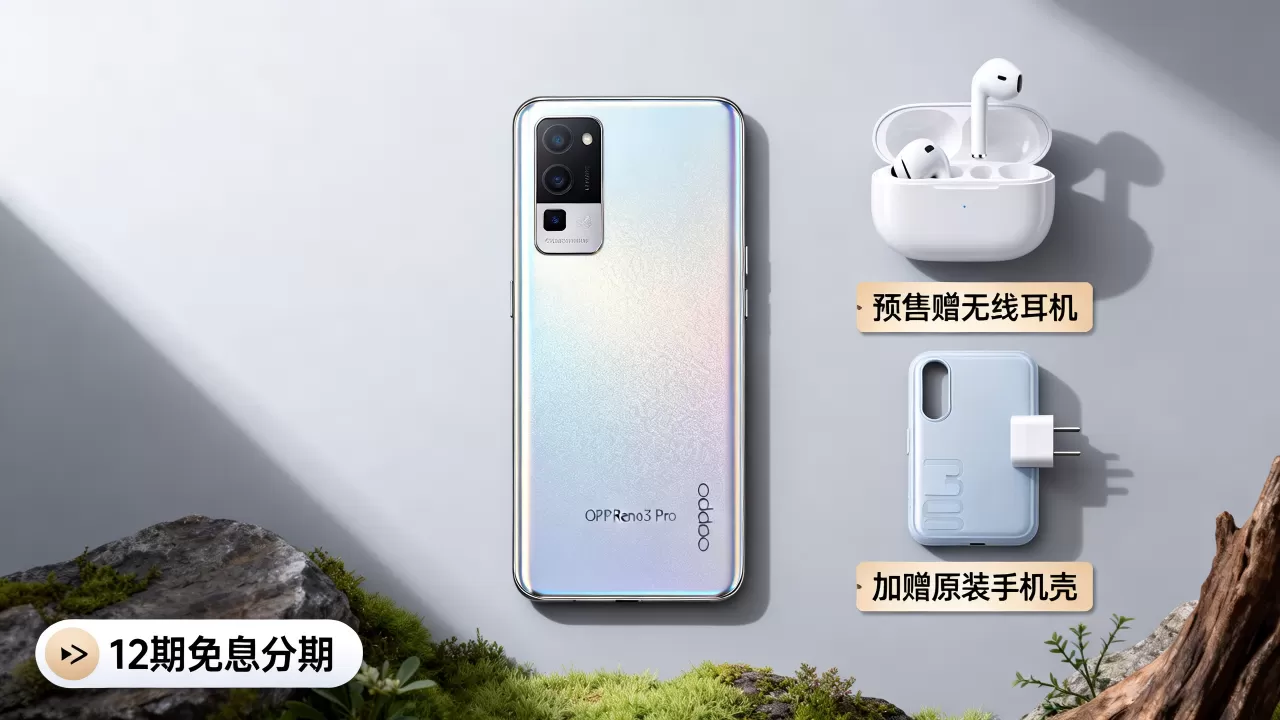 opporeno3pro预售有什么礼，OPPO Reno3 Pro预售赠品及优惠详情
