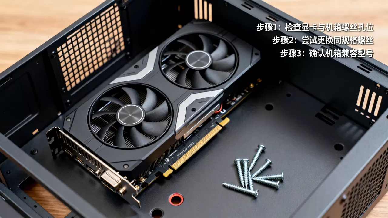 显卡与机箱螺丝对不上怎么办？显卡安装螺丝不匹配解决方法