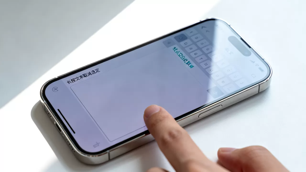 iphone输入法怎么取消选定，iphone输入法选中文本后如何快速取消