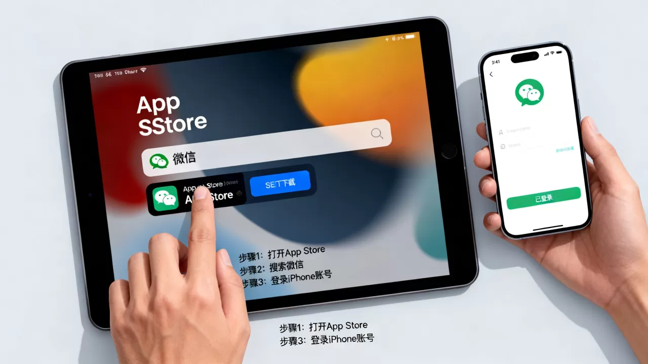 ipad怎么装iphone微信，iPad微信怎么安装