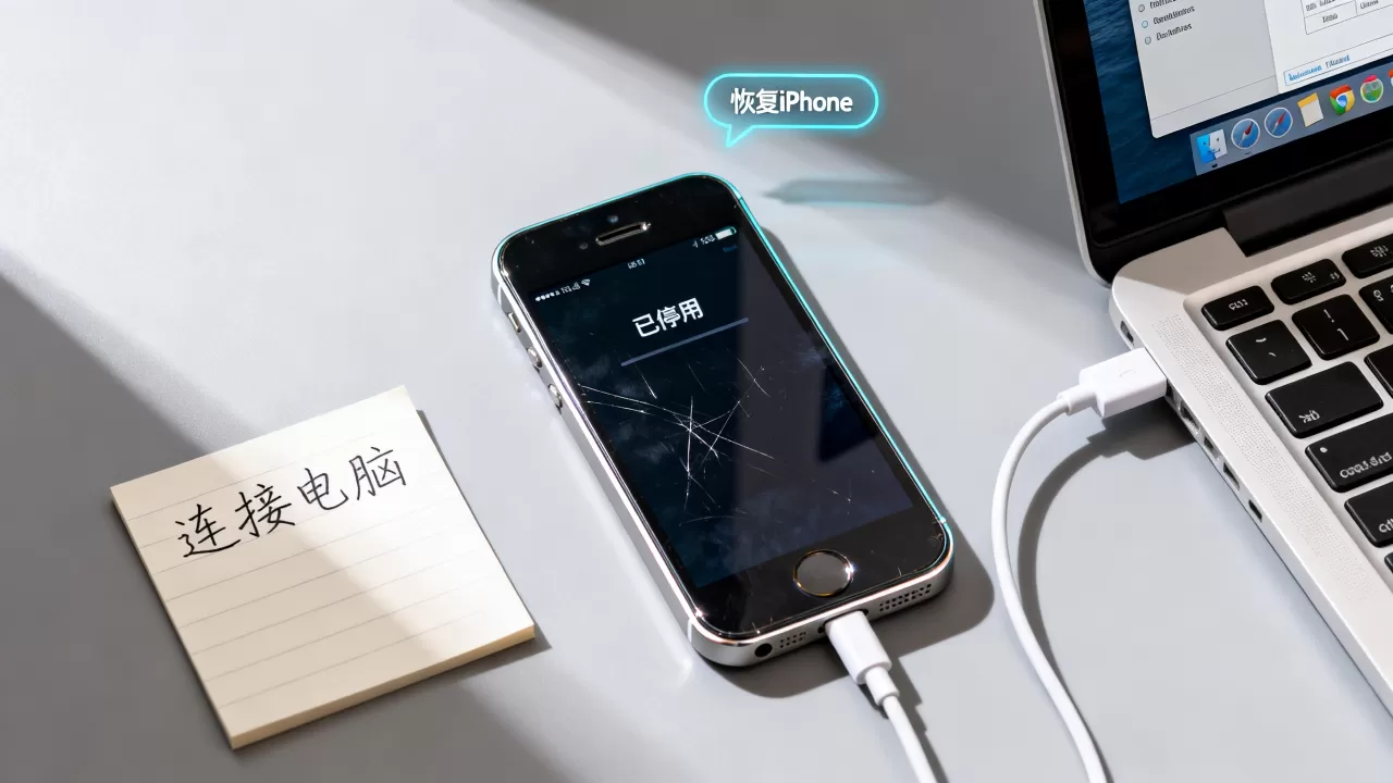 iPhone5c停用怎么解锁，iPhone5c停用解锁方法
