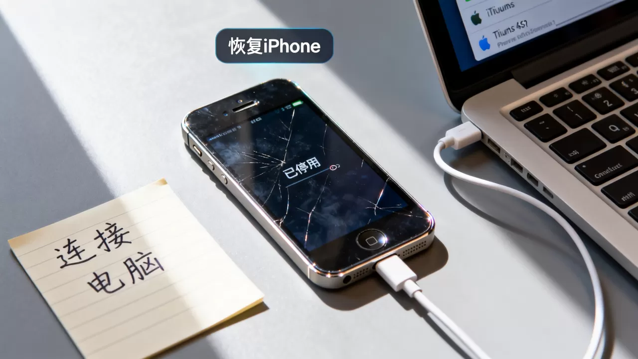 iPhone5c停用怎么解锁，iPhone5c停用解锁方法