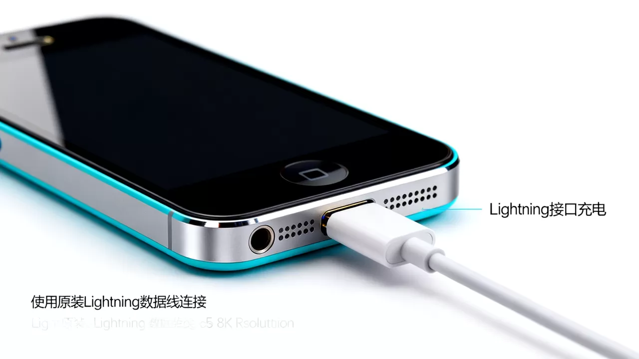 iphone 5c怎么充电，iphone5c充电接口类型