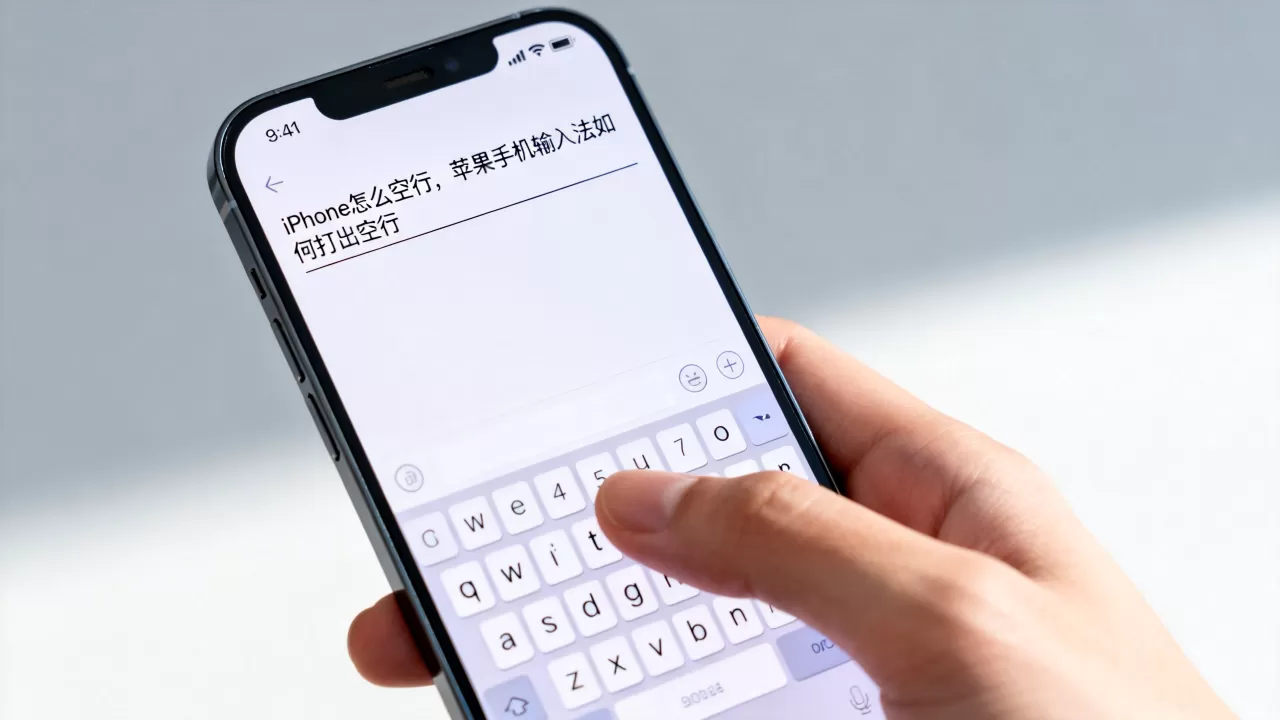 iPhone怎么空行,苹果手机输入法如何打出空行 iPhone怎么空行,苹果手机输入法如何打出空行