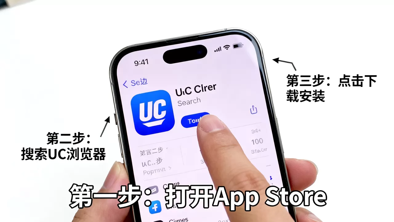 iphone怎么下载uc浏览器，苹果iOS系统安装UC浏览器方法