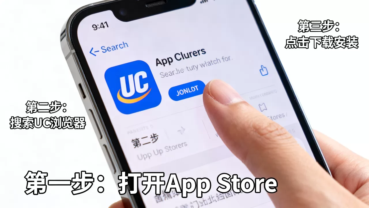 iphone怎么下载uc浏览器，苹果iOS系统安装UC浏览器方法