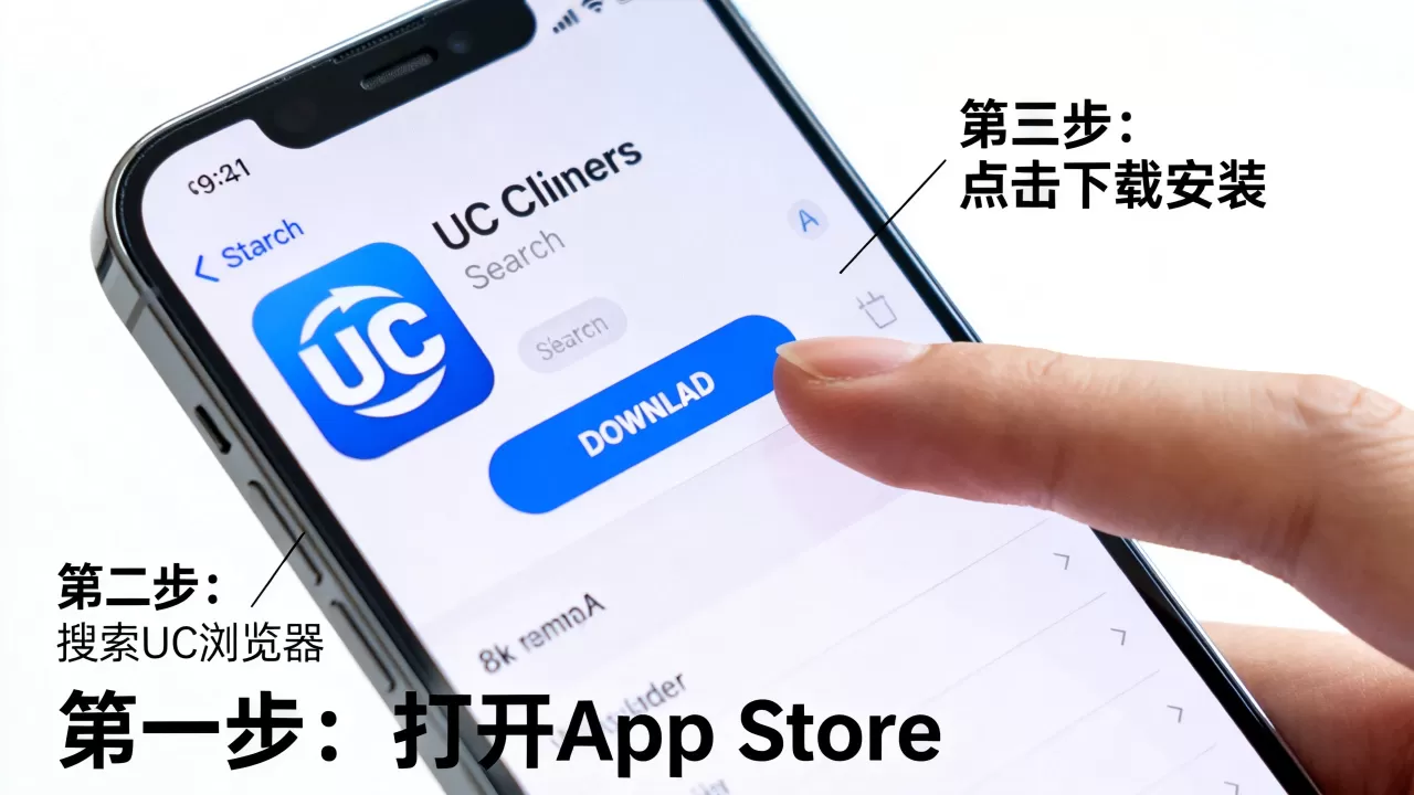 iphone怎么下载uc浏览器，苹果iOS系统安装UC浏览器方法