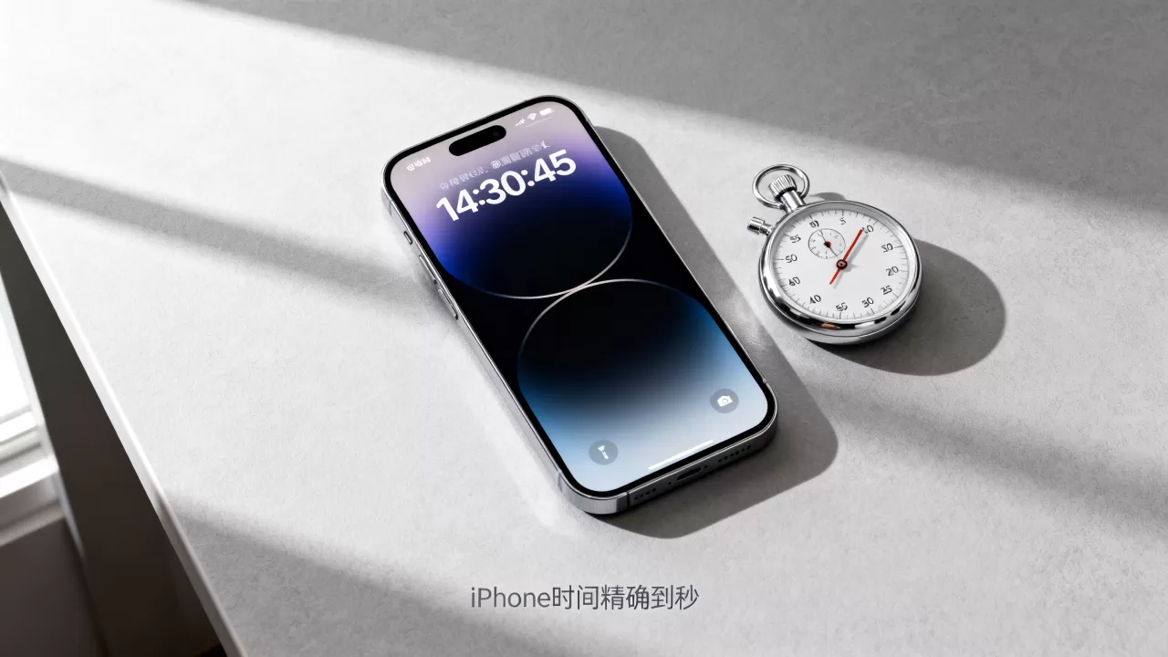 iphone怎么看时间是几分几秒，iphone显示时间精确到秒