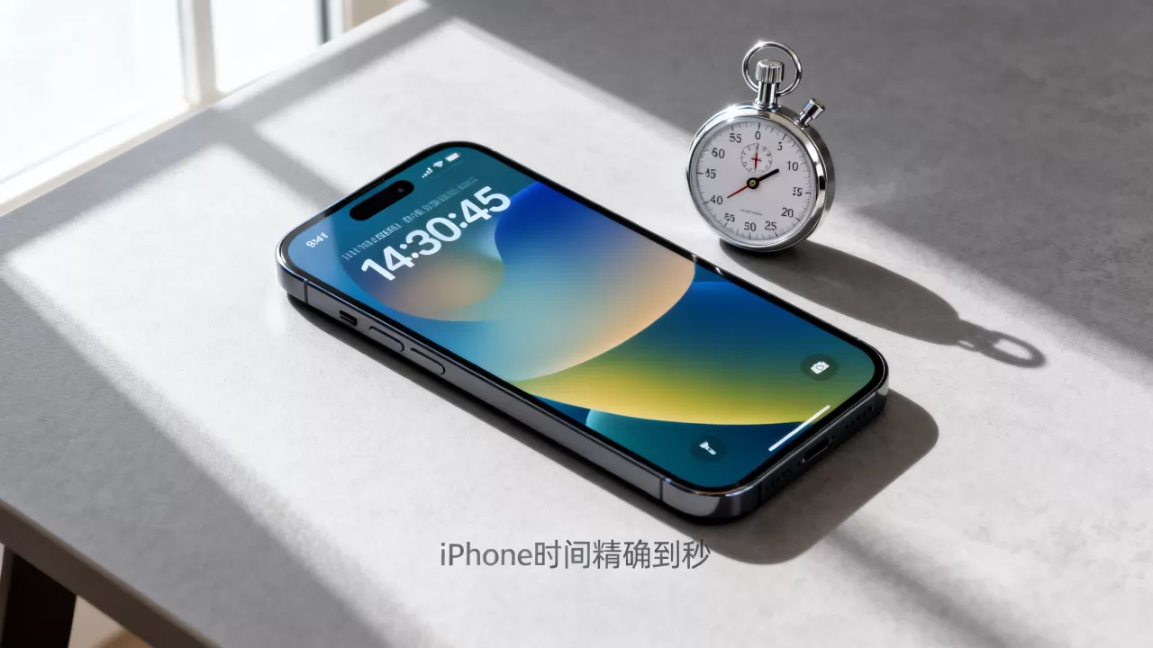 iphone怎么看时间是几分几秒，iphone显示时间精确到秒