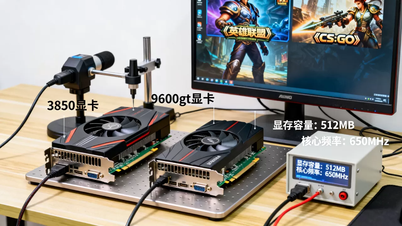 3850显卡9600gt性能对比,9600gt显卡现在还能玩什么游戏 3850显卡9600gt性能对比,9600gt显卡现在还能玩什么游戏