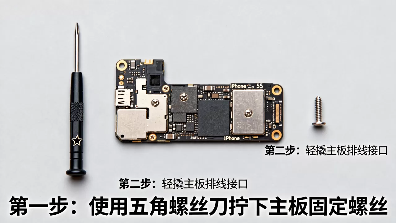 iphone5s主板螺丝怎么拆,iphone5s拆机教程 iphone5s主板螺丝怎么拆,iphone5s拆机教程