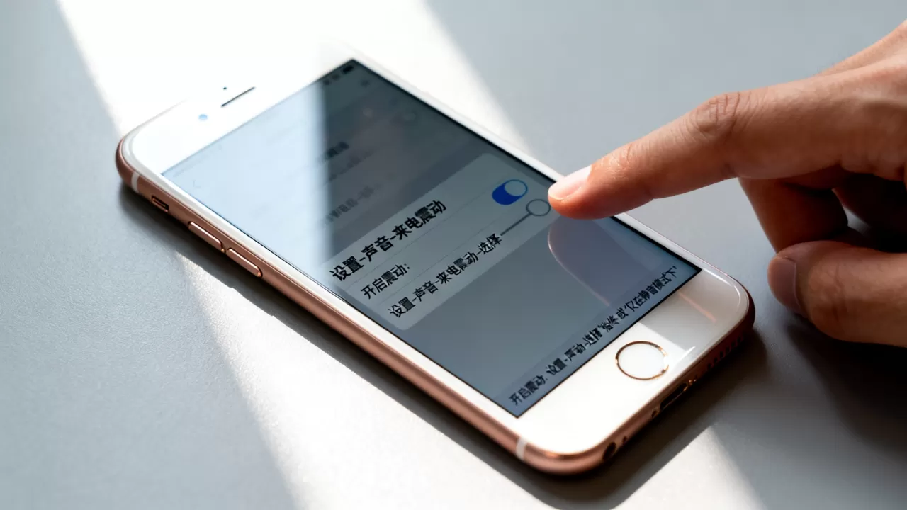 iphone6怎么来电话震动，iphone6来电震动设置