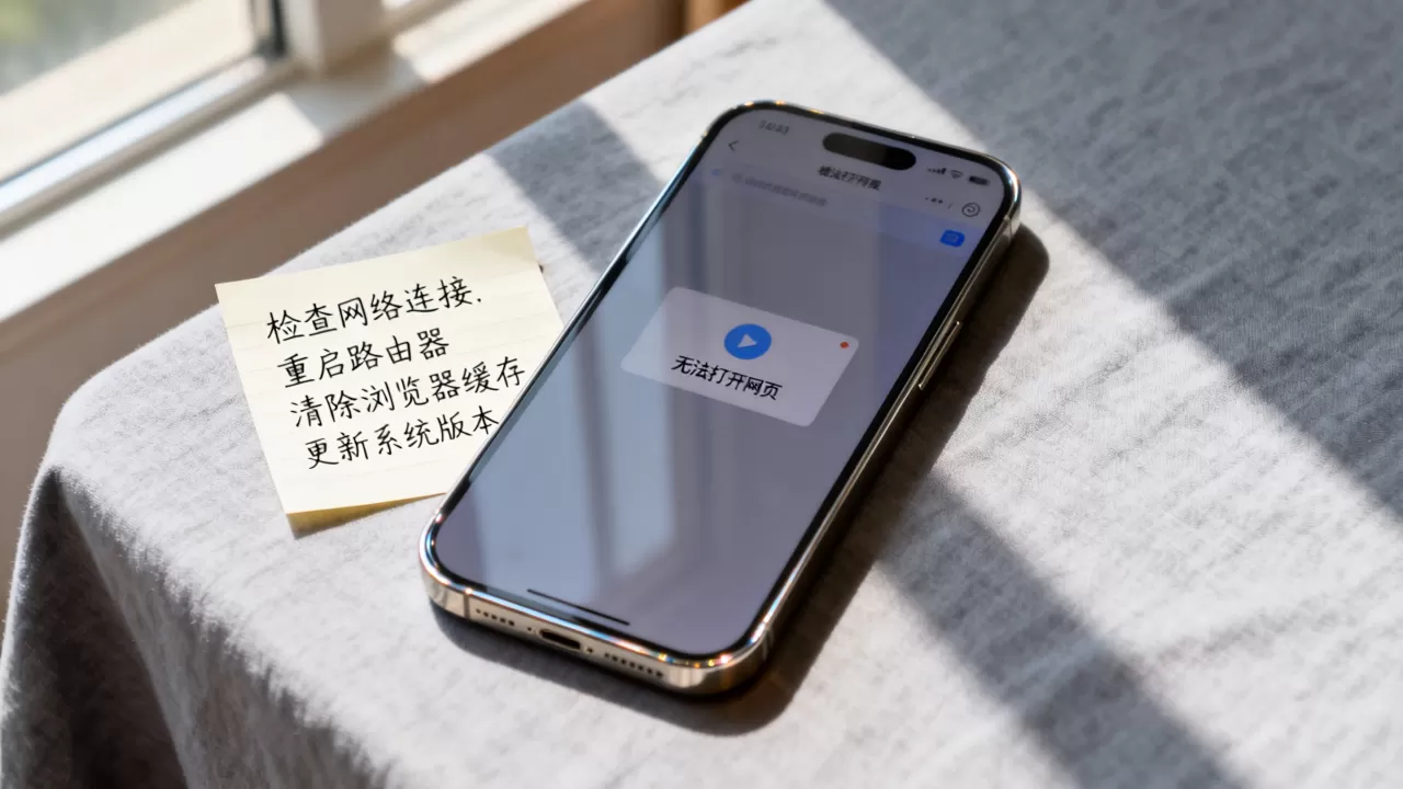 iphone有些网页上不了怎么办，iphone浏览器网页打不开解决方法