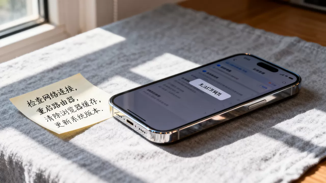 iphone有些网页上不了怎么办，iphone浏览器网页打不开解决方法