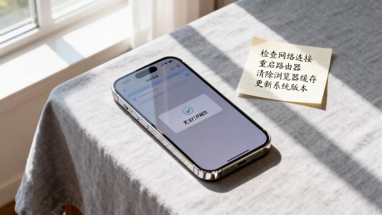 iphone有些网页上不了怎么办，iphone浏览器网页打不开解决方法