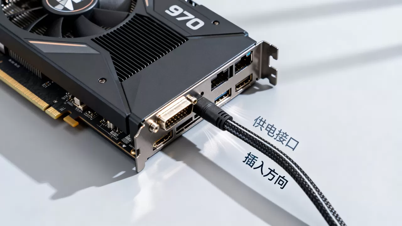 970显卡线怎么插,970显卡供电接口接法 970显卡线怎么插,970显卡供电接口接法