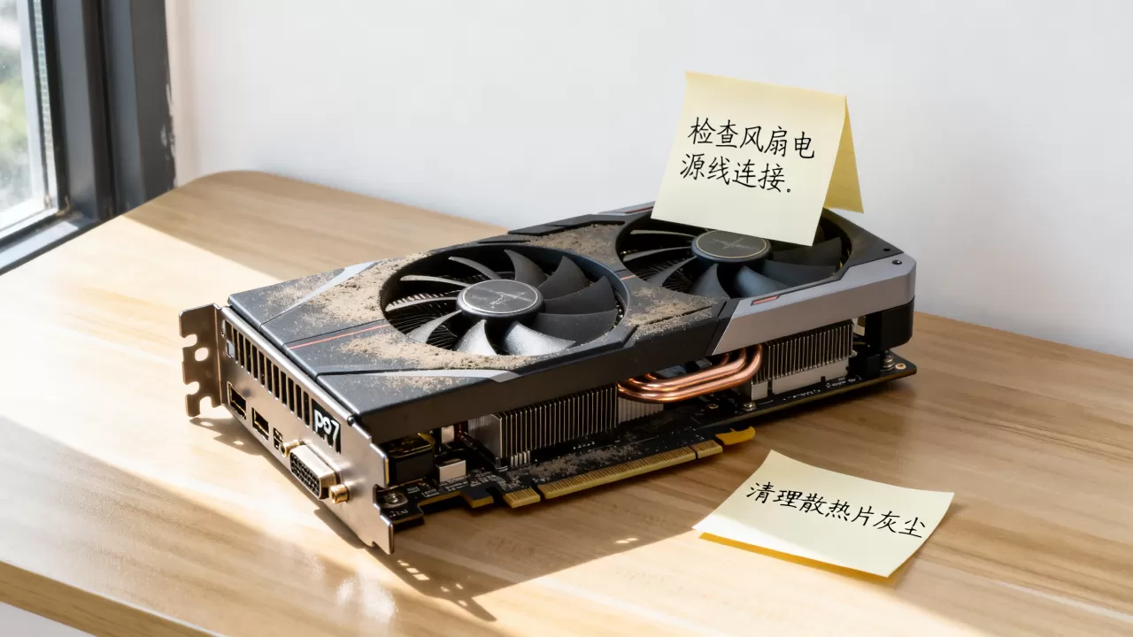 ps07显卡散热风扇不转怎么办，ps07显卡散热
