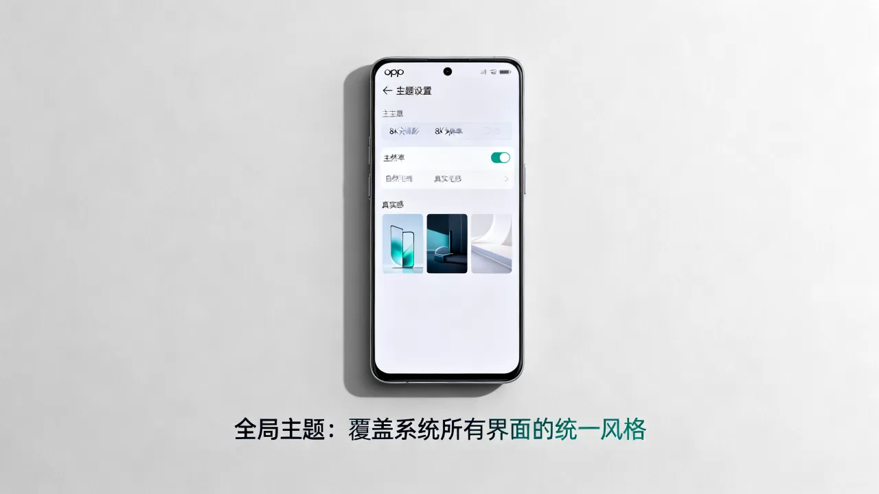 oppo全局主题什么意思，手机主题全局设置