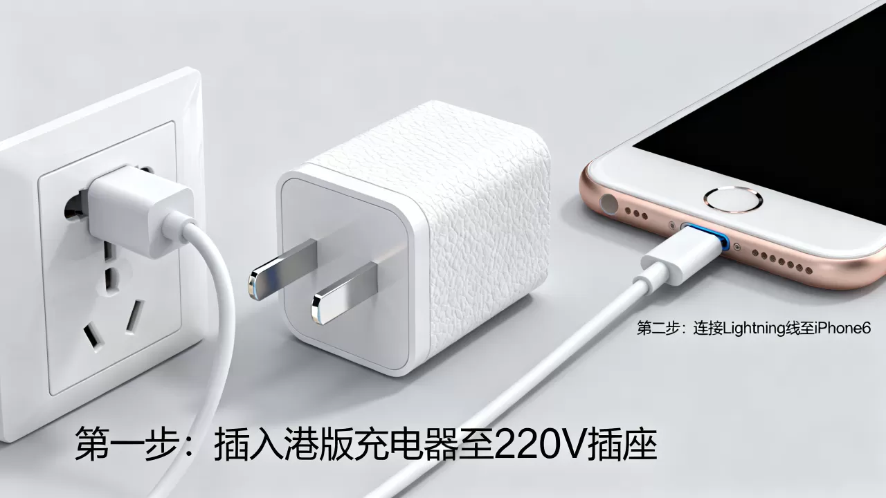 港版iphone6充电器怎么用，港版iphone6充电器使用方法