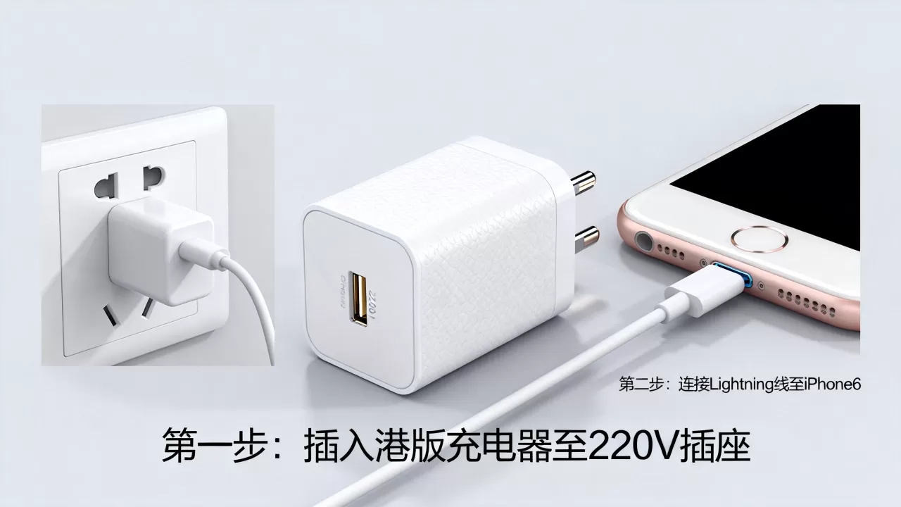 港版iphone6充电器怎么用，港版iphone6充电器使用方法