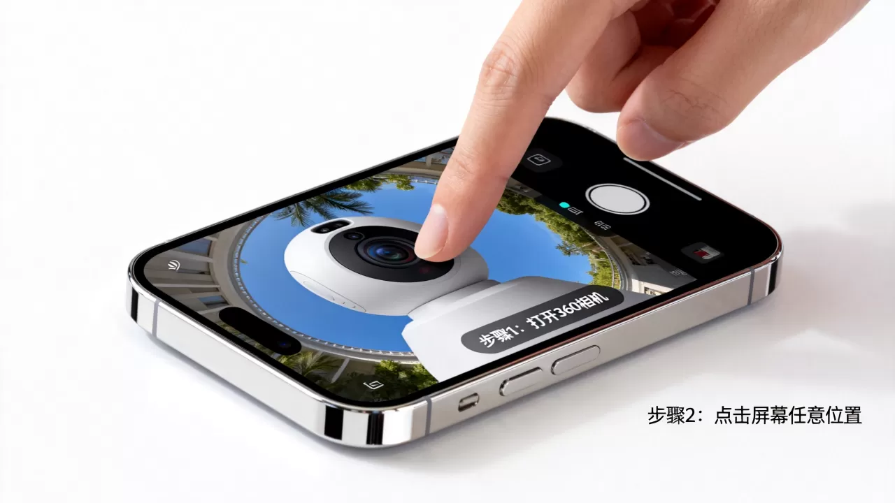 iphone里360相机怎么按屏幕拍照，iphone相机屏幕点击拍照方法