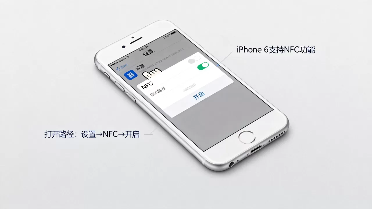 iphone6怎么打开nfc，苹果6支持NFC功能吗