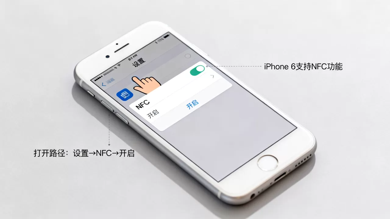 iphone6怎么打开nfc，苹果6支持NFC功能吗